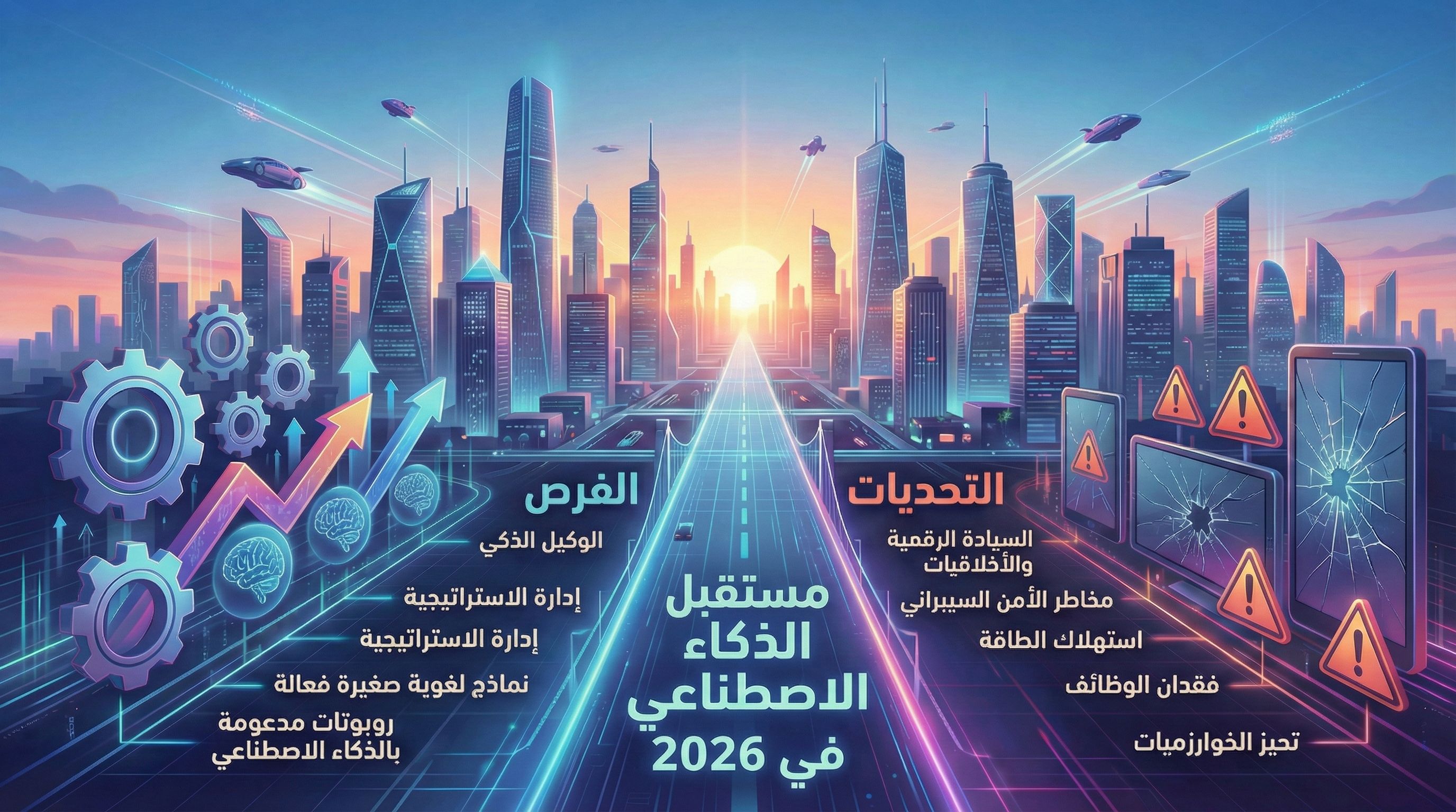 ما مستقبل الذكاء الاصطناعي في 2026؟ التحديات والفرص في عالم الـ AI