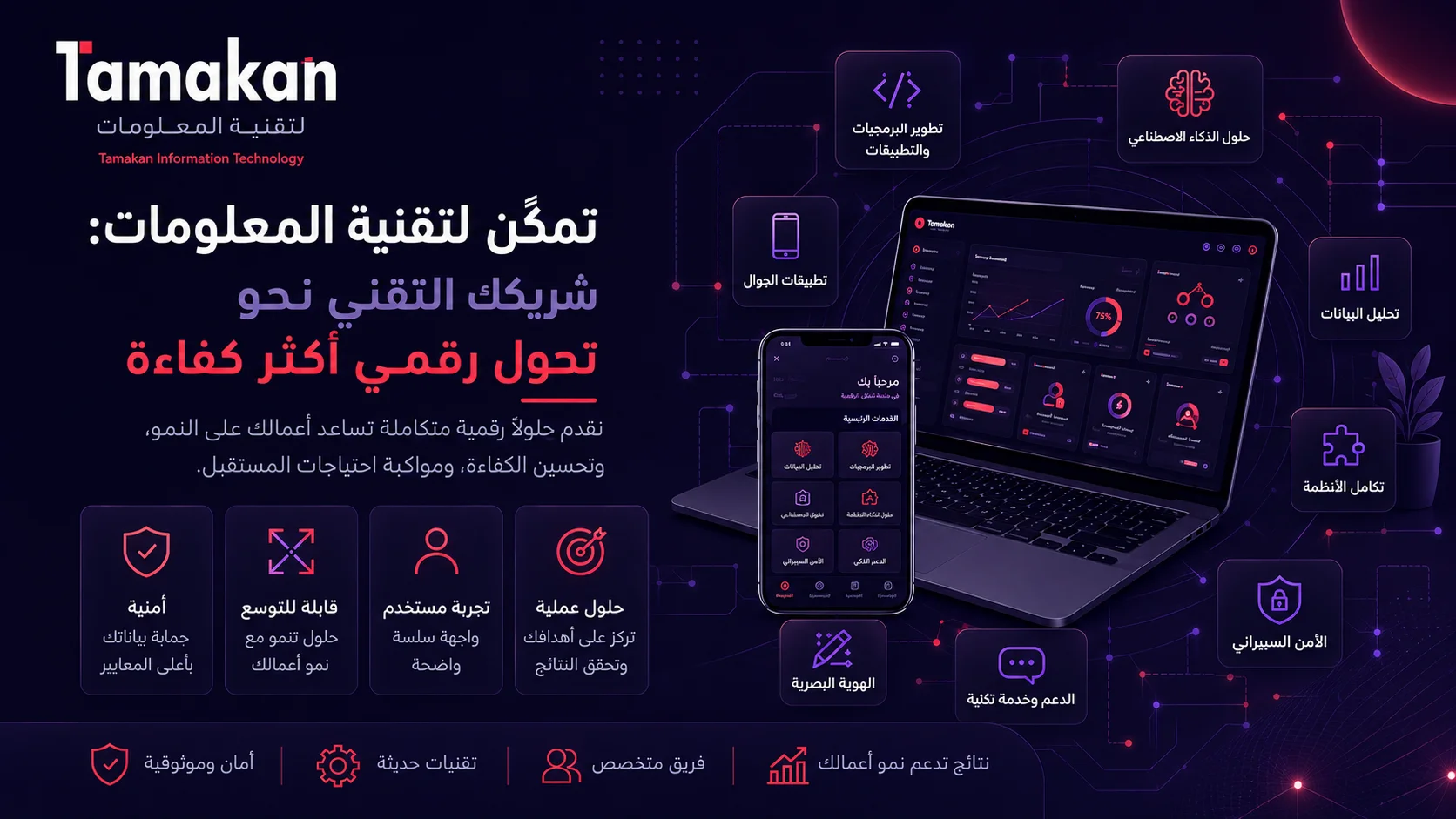 تمكّن لتقنية المعلومات: شريكك التقني نحو تحول رقمي أكثر كفاءة