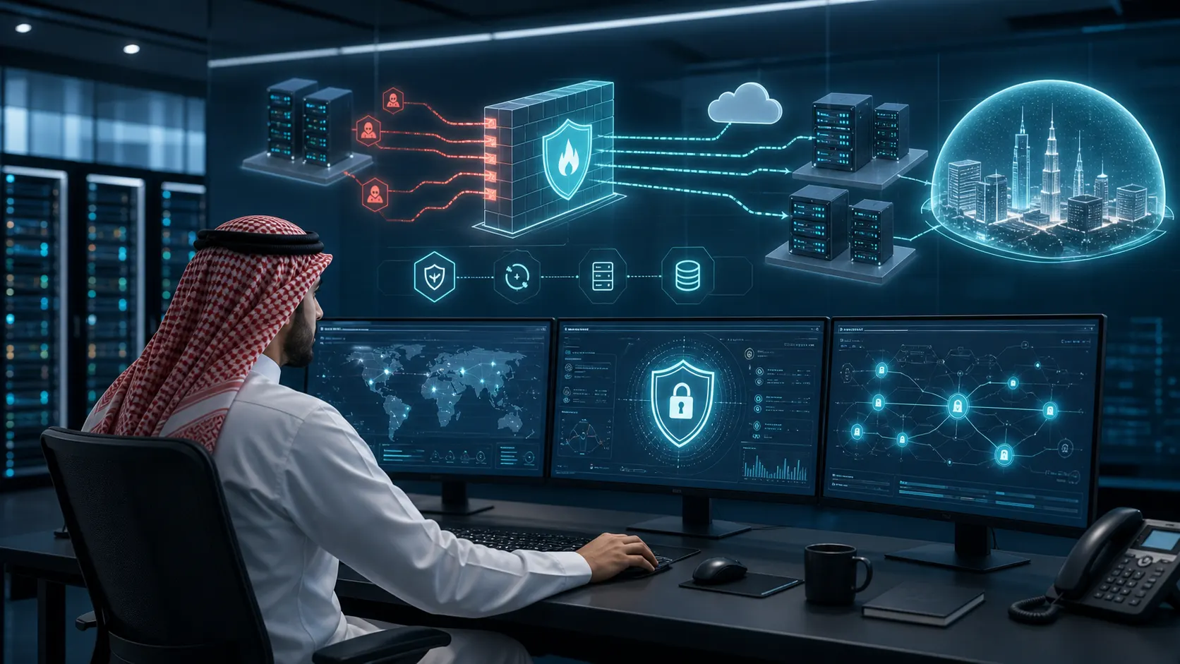 أمن الشبكات واستمرارية الأعمال: حماية قبل حدوث التعطل